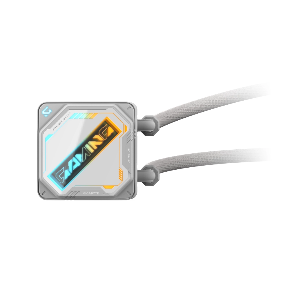 GIGABYTE CPU Cooler Liquid GAMING 240 ICE ARGB White view 3